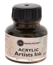 Acrylic ink sepia mdp040
