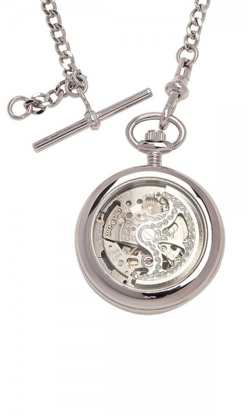 Alnwick pocketwatch mechanical pw58 back