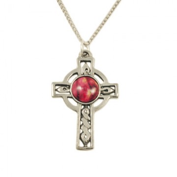 Heathergems celtic cross hp32