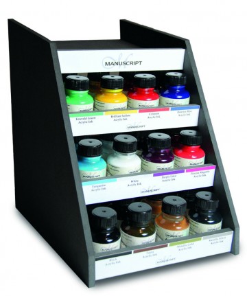 Manuscript acrylic ink