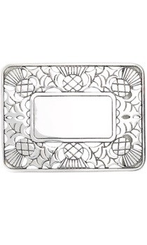 Pierced open thistle belt buckle