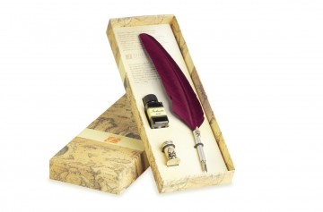 Schrijfset piu36 bordeaux