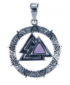 Wotans knoop met amethyst1